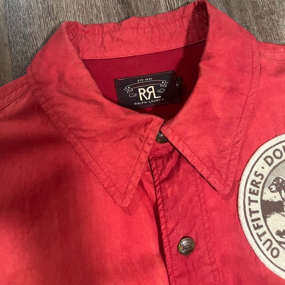 Ralph Lauren Double RL Men's Scarlet Shirt Jacket - Picture 2 of 11